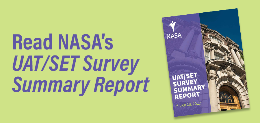 Read NASA's UAT/SET Survey Summary Report